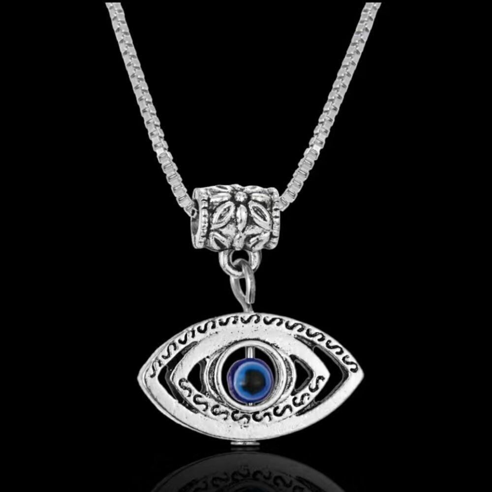Eye of God Necklace Metal Chains Necklace